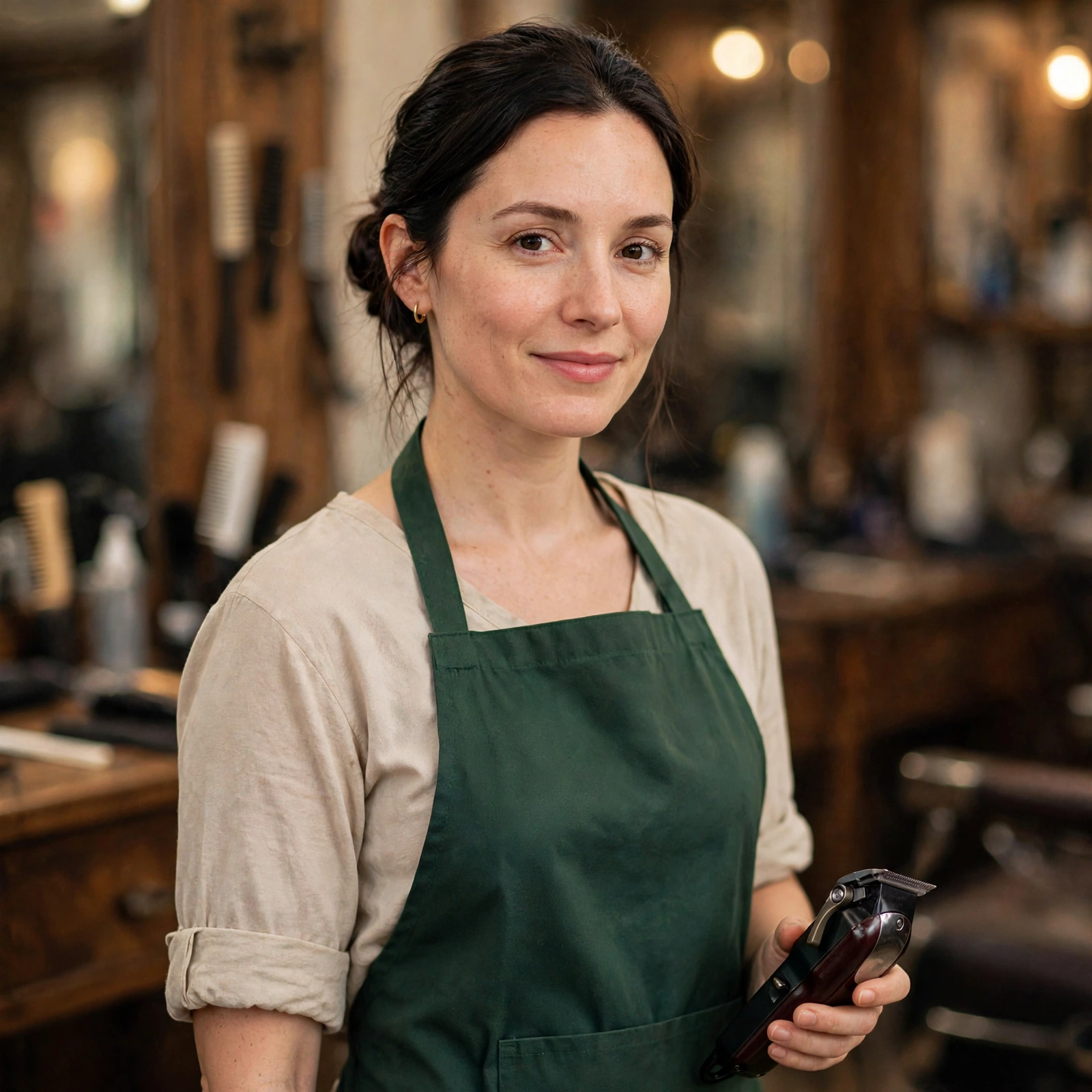 Anya, barber