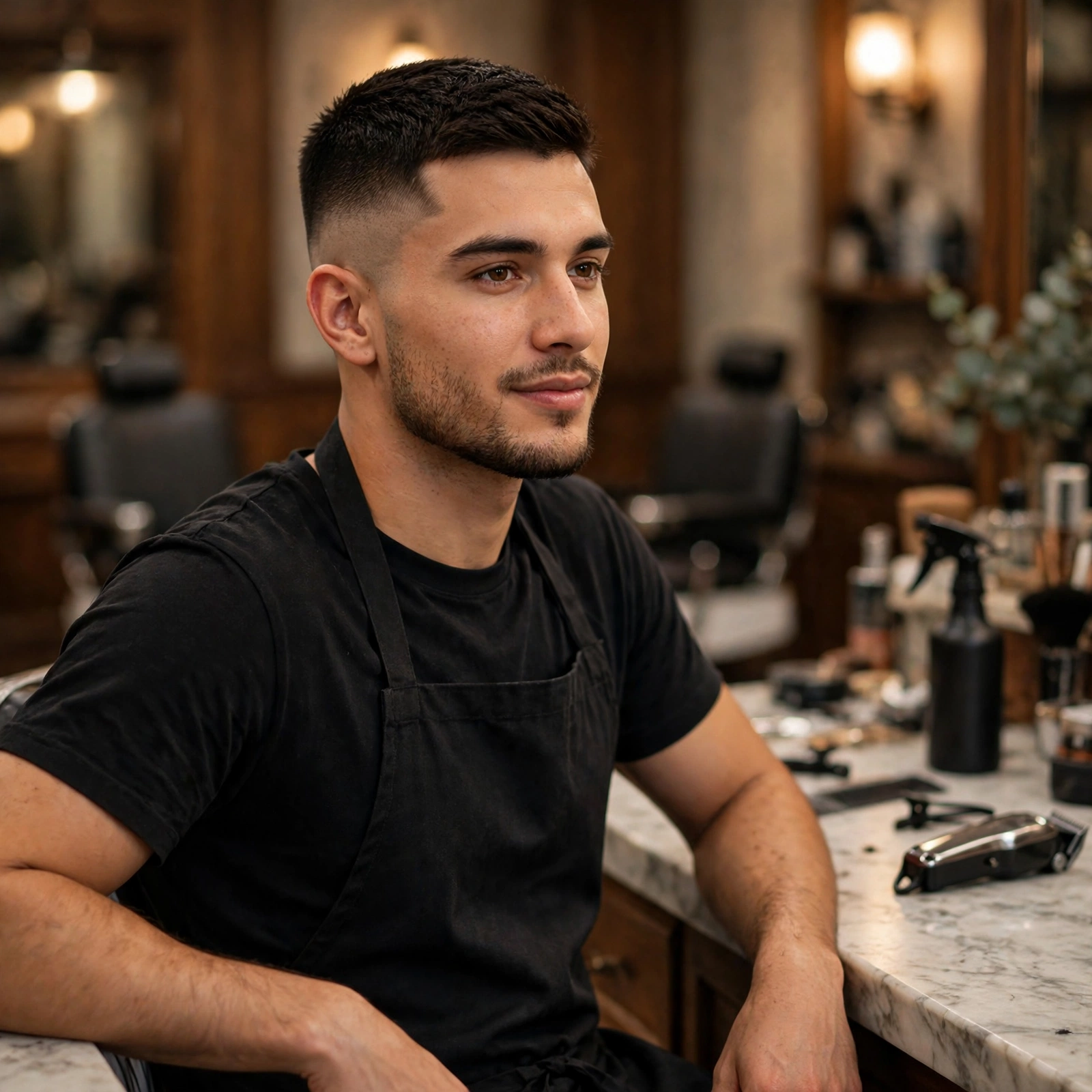 Danny, senior barber