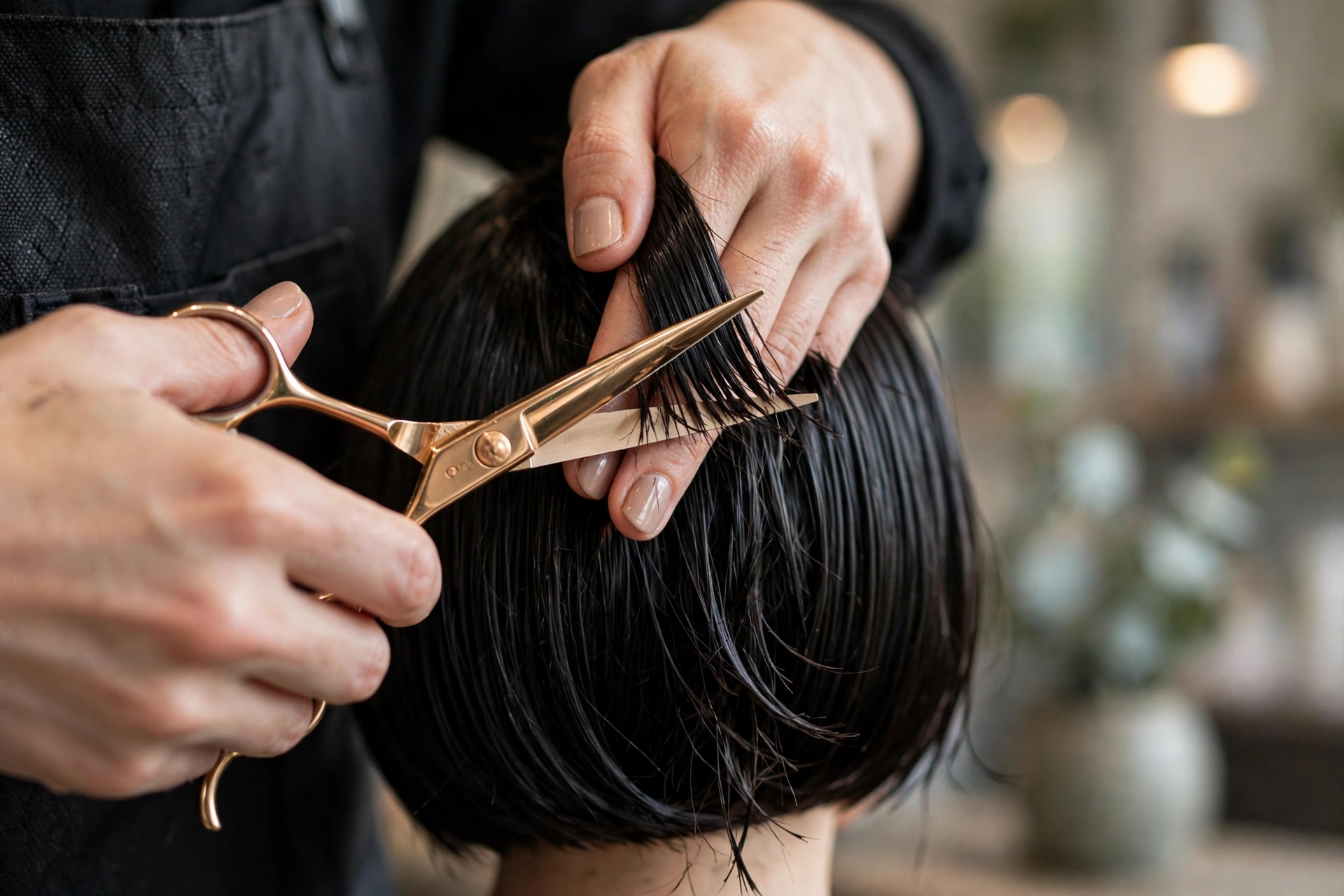Precision haircutting at Opal and Oak
