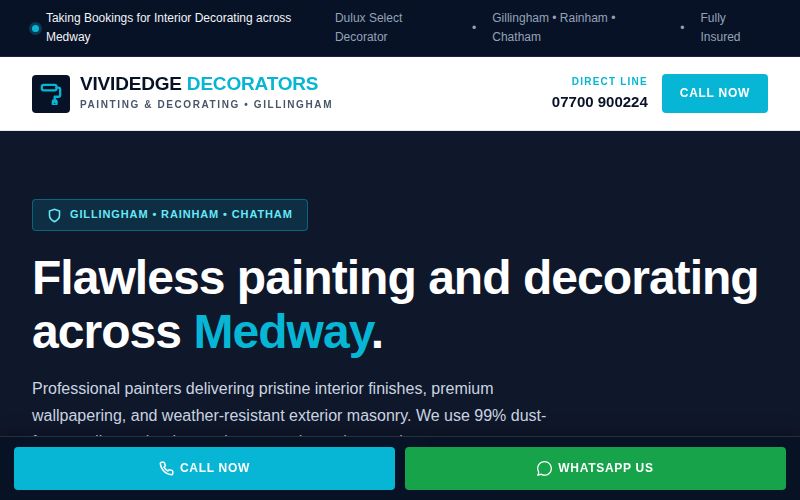 VividEdge Painting and Decorating template preview