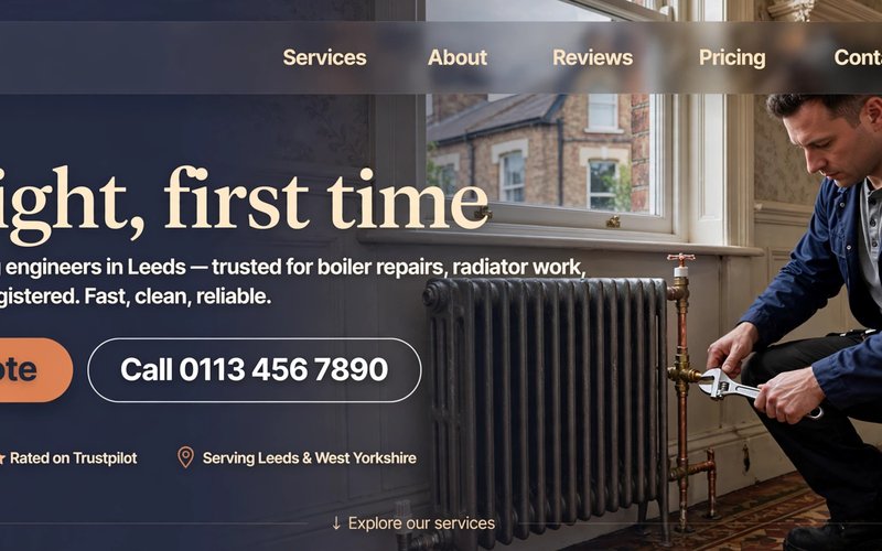 Aire Plumbing & Heating template preview